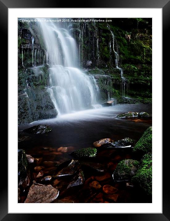   Middle black clough Framed Mounted Print by Neil Ravenscroft