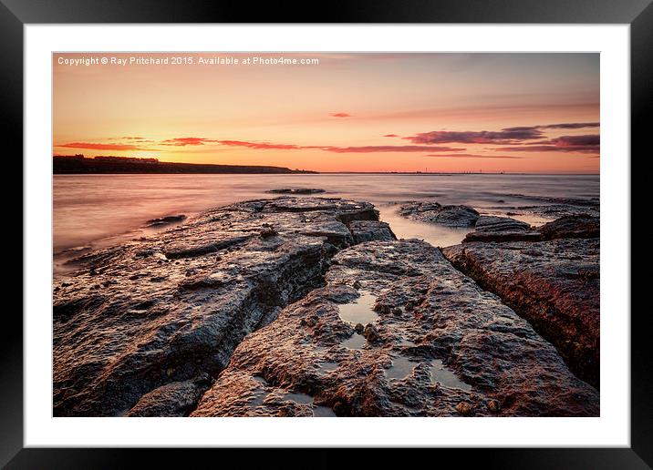  Sunset At St Marys Framed Mounted Print by Ray Pritchard