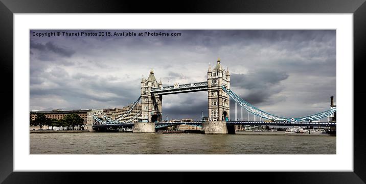  Tower Bridge       Framed Mounted Print by Thanet Photos