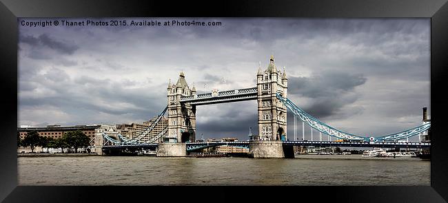  Tower Bridge       Framed Print by Thanet Photos