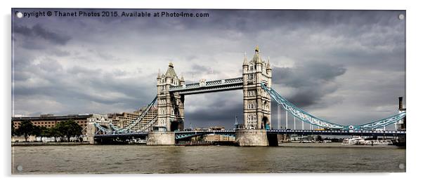  Tower Bridge       Acrylic by Thanet Photos