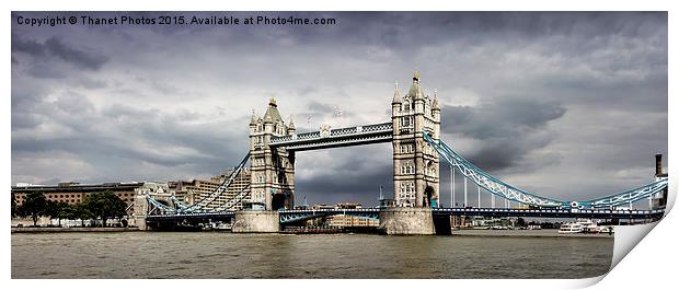 Tower Bridge       Print by Thanet Photos