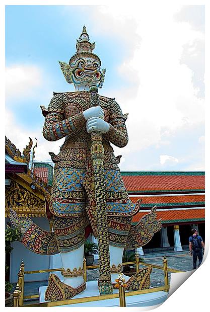 BANGKOK ROYAL PALACE 3 Print by radoslav rundic