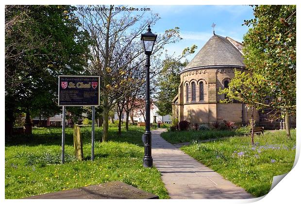  St Chad's, Poulton-Le-Fylde Print by Jason Connolly