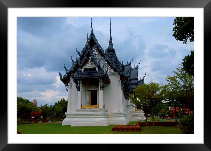  ANCIENT SIAM TEMPLE Framed Mounted Print by radoslav rundic