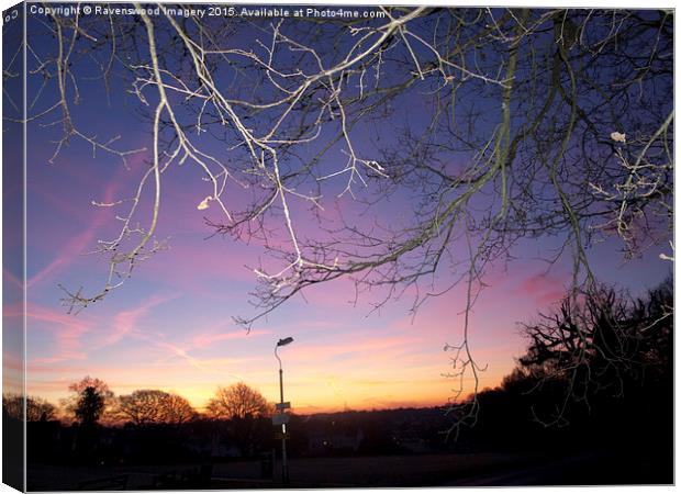 Morning sky Canvas Print by Ravenswood Imagery