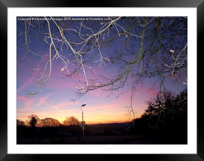  Morning sky Framed Mounted Print by Ravenswood Imagery