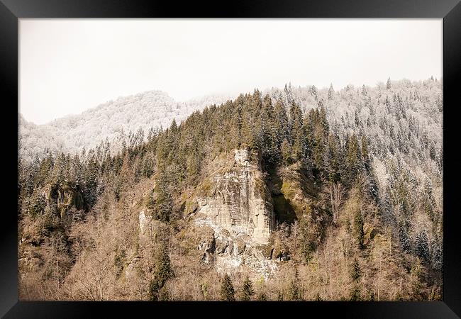  Mountains beauty Framed Print by Gouzel Liddle