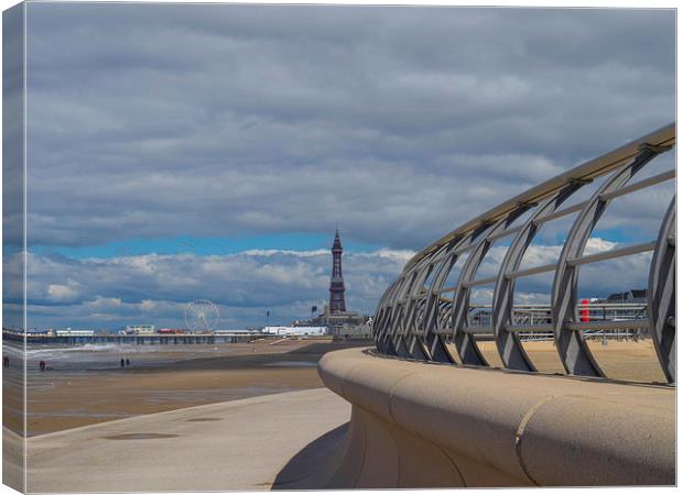 Blackpool Canvas Print by Victor Burnside