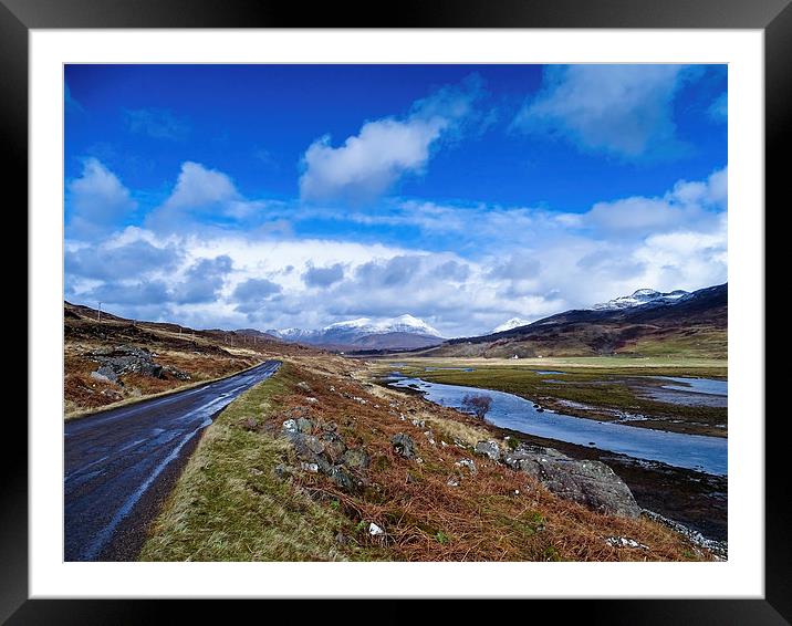 Wester Ross Trail Framed Mounted Print by Ellie Rose