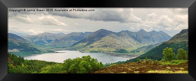  The Five Sisters Of Kintail Framed Print by Jamie Green