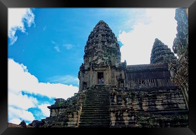  ANGKOR WAT 5 Framed Print by radoslav rundic