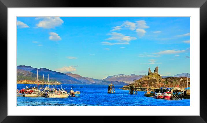  kyleakin,skye Framed Mounted Print by dale rys (LP)