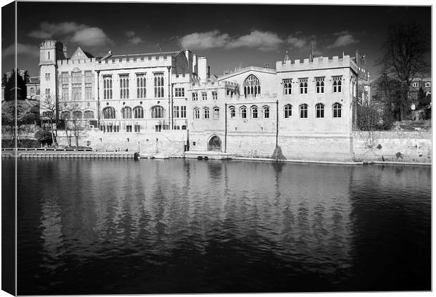 York Guildhall & River Ouse Canvas Print by Darren Galpin