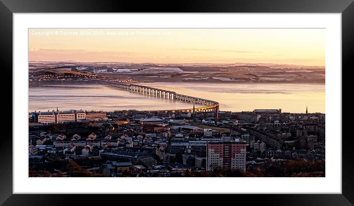  Dundee and Fife from The Law Framed Mounted Print by Corinne Mills