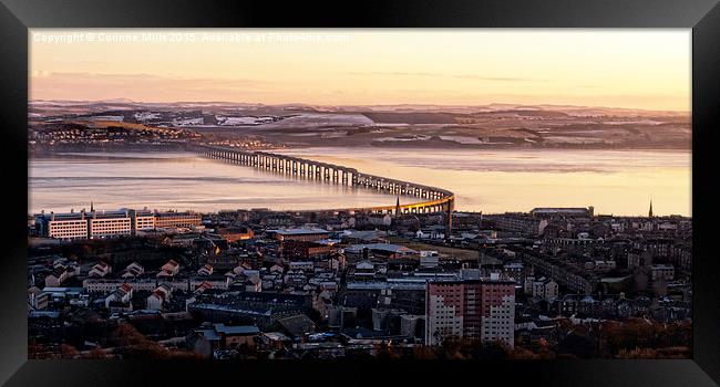  Dundee and Fife from The Law Framed Print by Corinne Mills