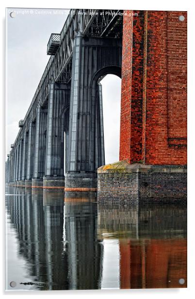  Tay Rail Bridge Acrylic by Corinne Mills