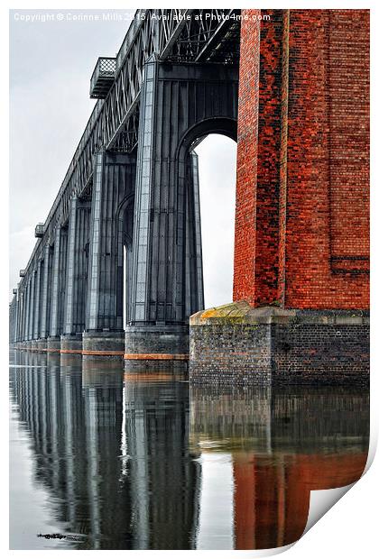  Tay Rail Bridge Print by Corinne Mills