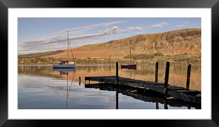 Down On Ullswater Framed Mounted Print by Roger Green