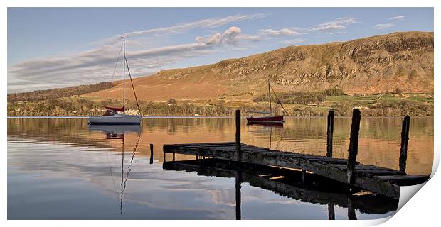 Down On Ullswater Print by Roger Green