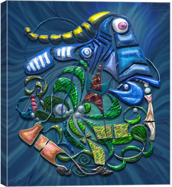 Dreaming with the Fishes Canvas Print by Mark Sellers