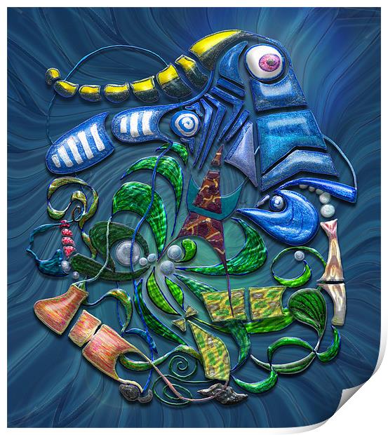 Dreaming with the Fishes Print by Mark Sellers