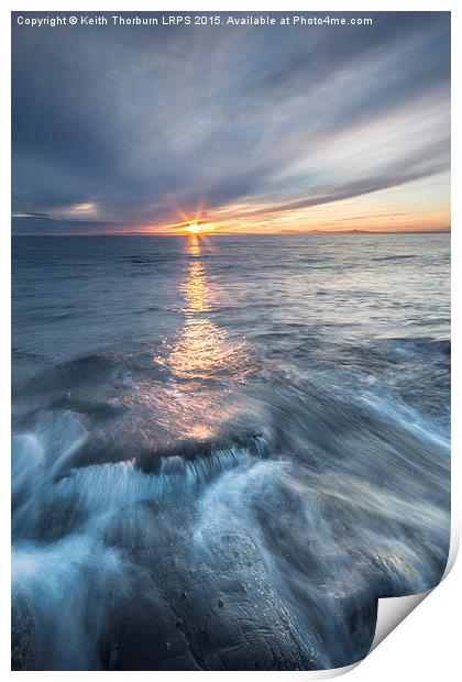 Sunset at Seton Sands Print by Keith Thorburn EFIAP/b