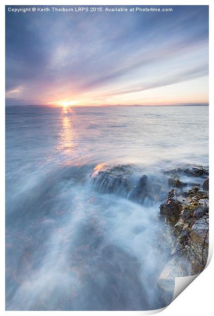 Sunset at Seton Sands Print by Keith Thorburn EFIAP/b