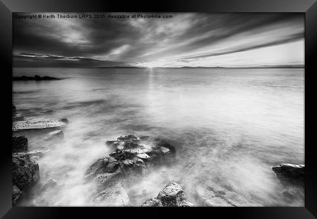 Sunset at Seton Sands Framed Print by Keith Thorburn EFIAP/b