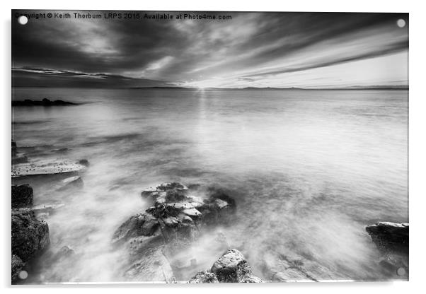 Sunset at Seton Sands Acrylic by Keith Thorburn EFIAP/b