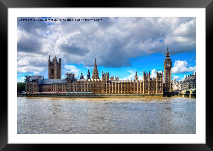 Houses of Parliament Framed Mounted Print by Juha Remes