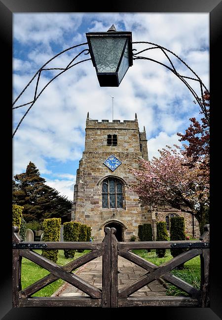 St Michael's Church, Lancashire Framed Print by Gary Kenyon