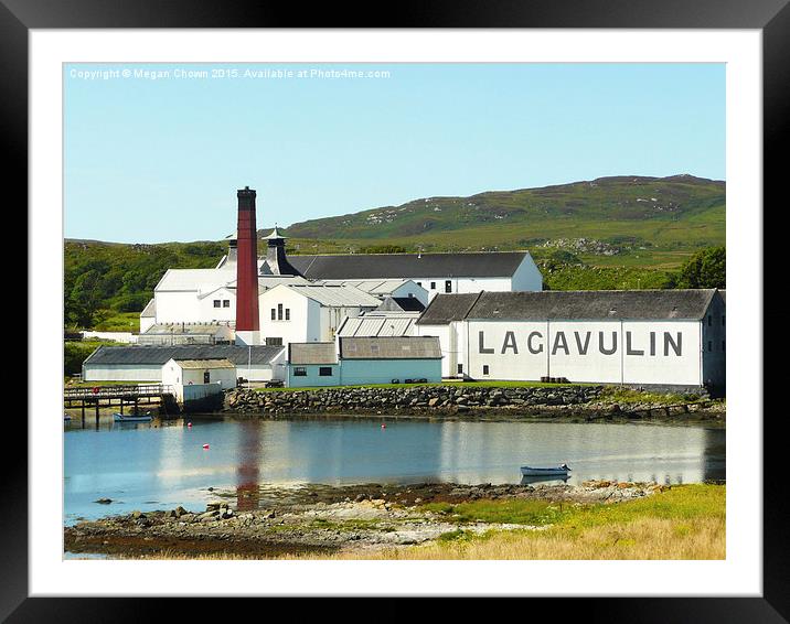 Lagavulin Distillery Framed Mounted Print by Megan Chown