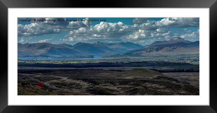 Breathtaking View of Loch Lomond and Ben Lomond Framed Mounted Print by John Hastings