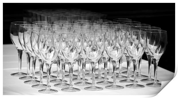  Wine Glasses Print by Svetlana Sewell