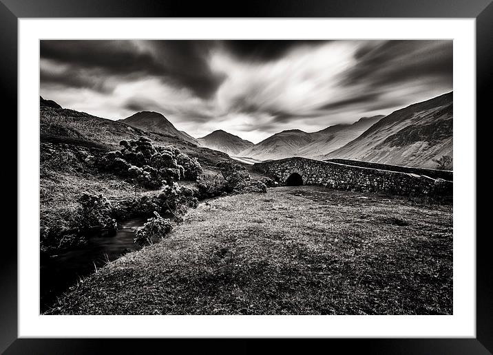  Wasdale Mountain Range Framed Mounted Print by Andy McGarry