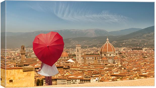  Florence in my Heart Canvas Print by Giovanni Giannandrea