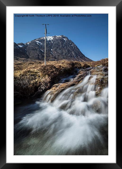 Buachaille Etive Mor side view Framed Mounted Print by Keith Thorburn EFIAP/b
