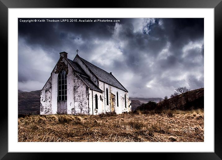 Abandoned Curch Framed Mounted Print by Keith Thorburn EFIAP/b