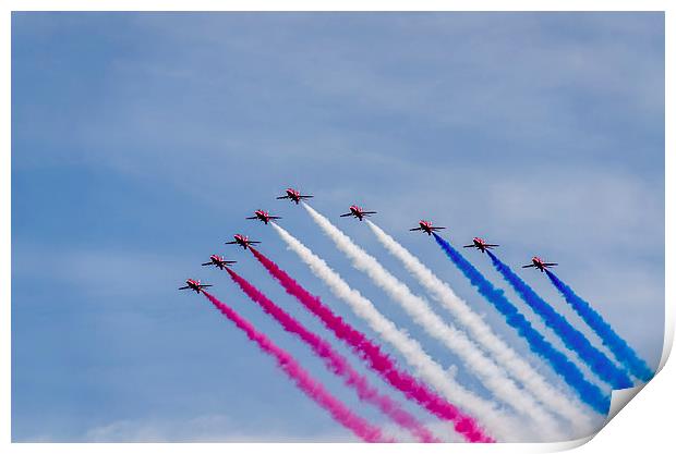  Red Arrows  Print by Phil Robinson