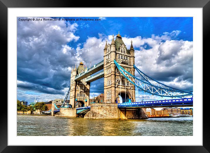 Tower Bridge Framed Mounted Print by Juha Remes