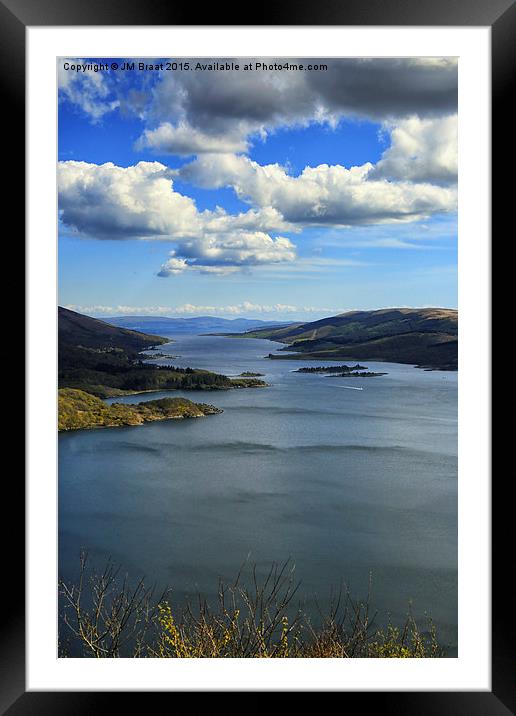 Tighnabruaich Viewpoint  Framed Mounted Print by Jane Braat