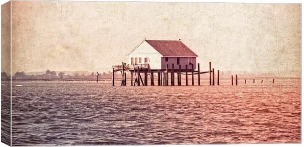  House in the Water Canvas Print by Tom and Dawn Gari