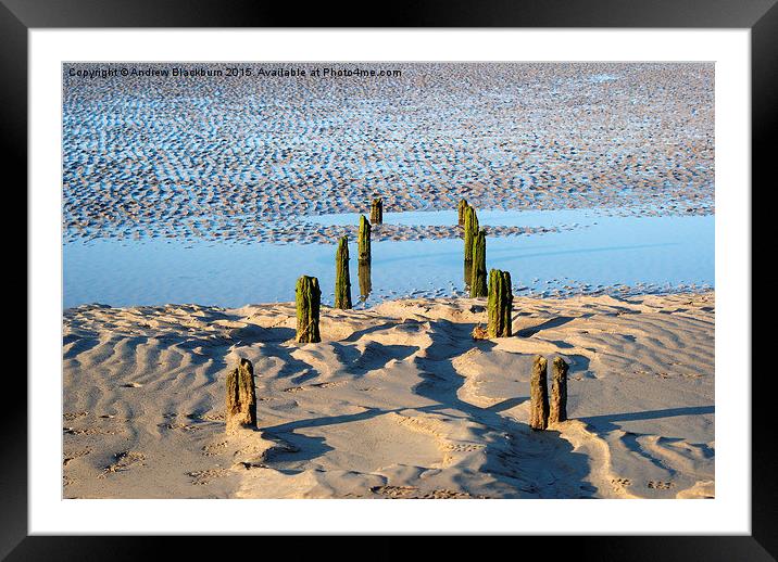 The old jetty.. Framed Mounted Print by Andy Blackburn