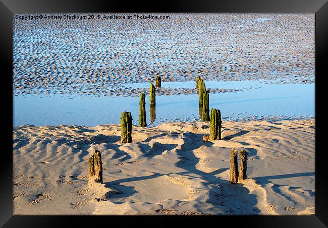  The old jetty.. Framed Print by Andy Blackburn