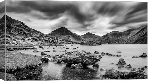  The Stormy  Mountains of Wasdale Head Canvas Print by Andy McGarry