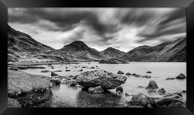  The Stormy  Mountains of Wasdale Head Framed Print by Andy McGarry