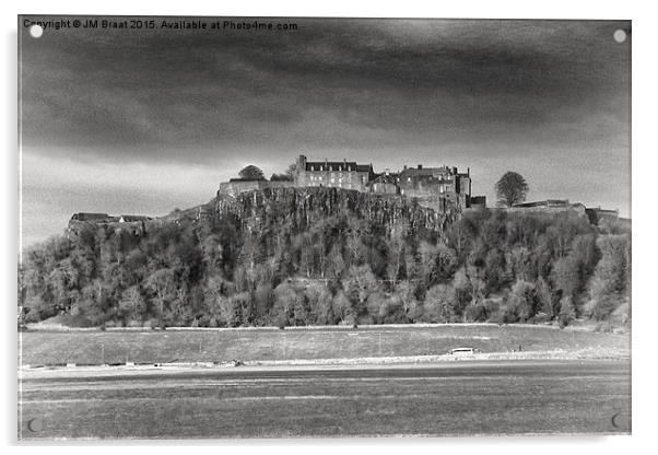 Stirling Castle Acrylic by Jane Braat