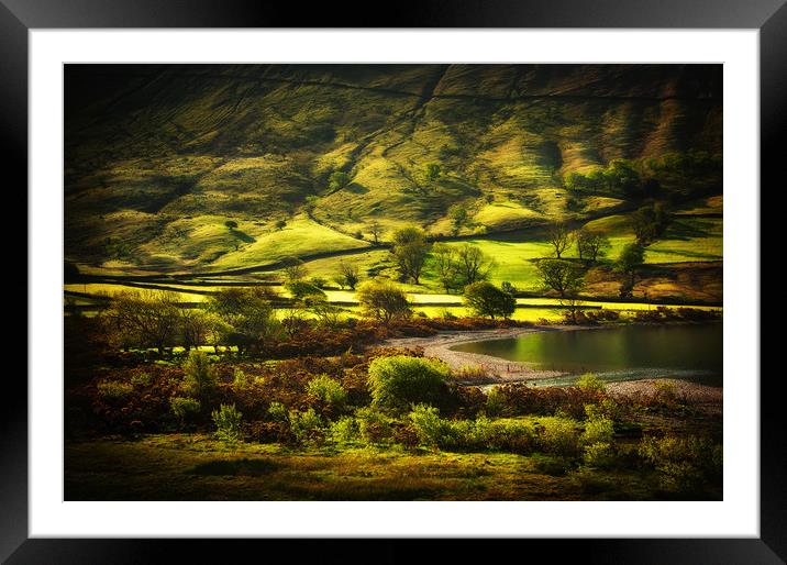  Hill Side View Framed Mounted Print by Svetlana Sewell