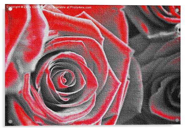 The Rose Acrylic by Zena Clothier